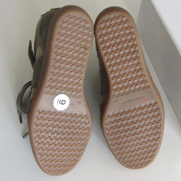ISABEL MARANT taupe high-top wedge sneakers 39 / 9 - Picture 5 of 8